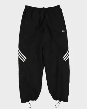 00s Adidas Black Striped Track Bottoms - W36 L32