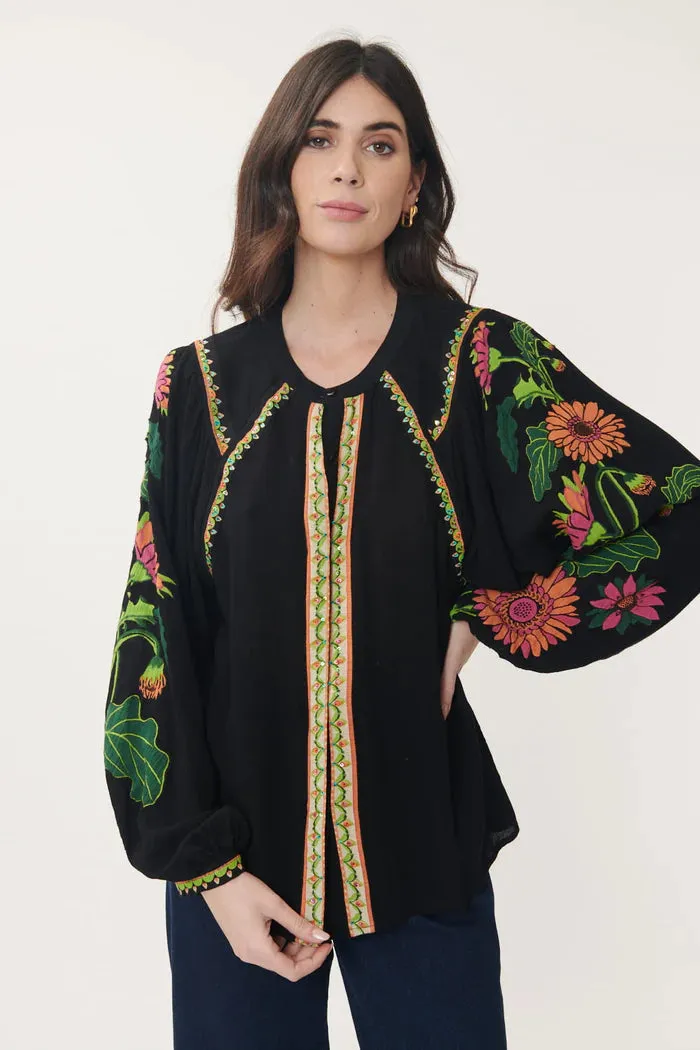 Belinda Embroidered Top