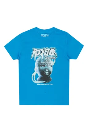 Boys Bryan Blue Graphic T-Shirt