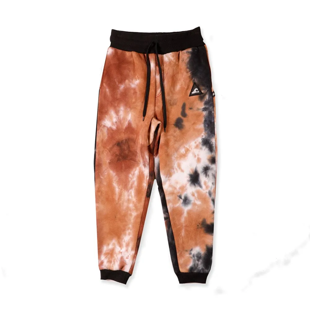 BOYS CRUISER TRACK PANT - Brown Tie Dye