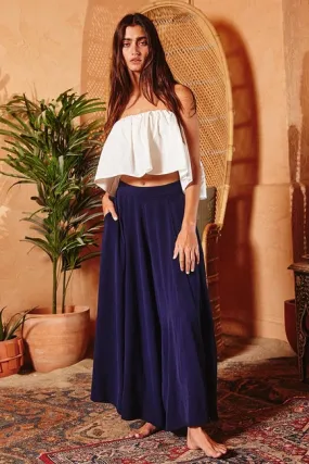 Bucketlist Wide Leg Pants Navy