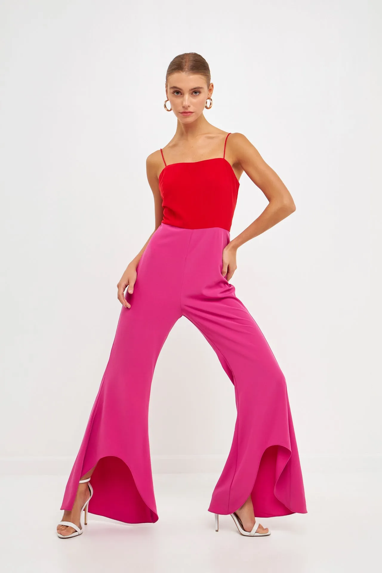 Endless Rose - Colorblock Jumpsuit