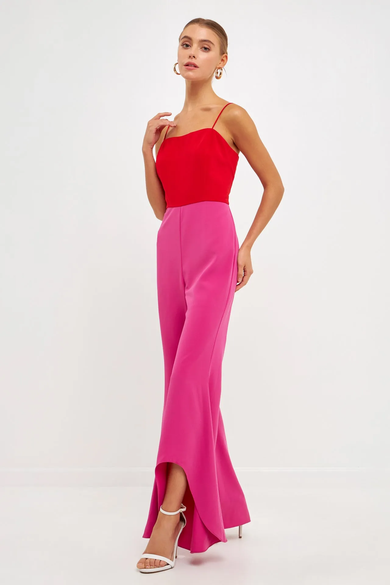 Endless Rose - Colorblock Jumpsuit