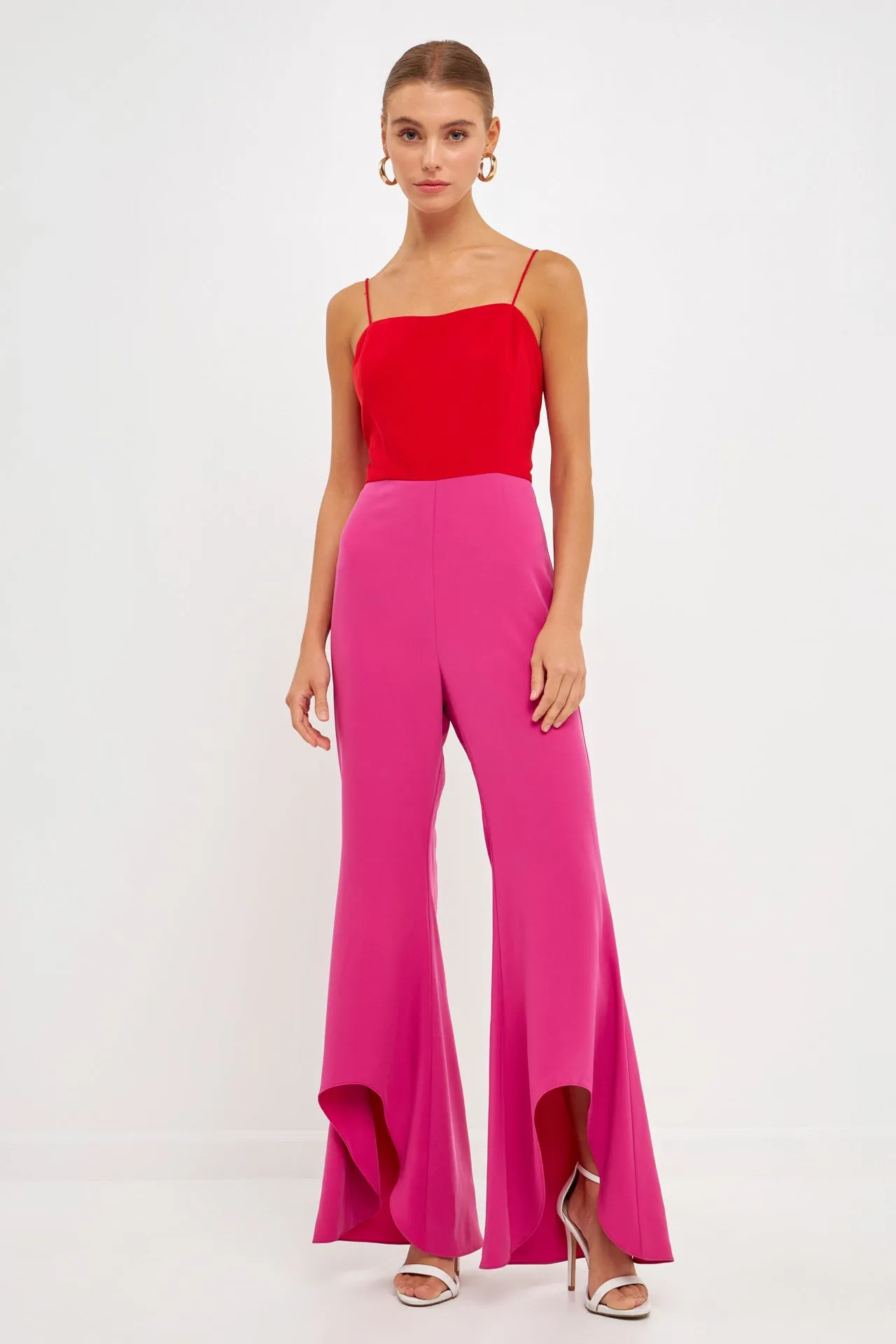 Endless Rose - Colorblock Jumpsuit