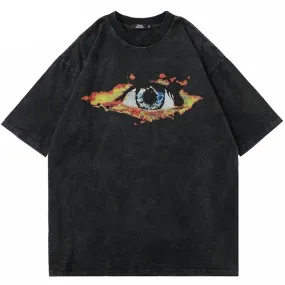 Eye Oversized Graphic T-Shirt