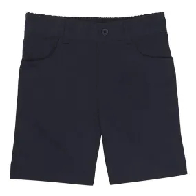 French Toast Girls School Uniform Pull-on Twill Shorts - Navy - SH9112