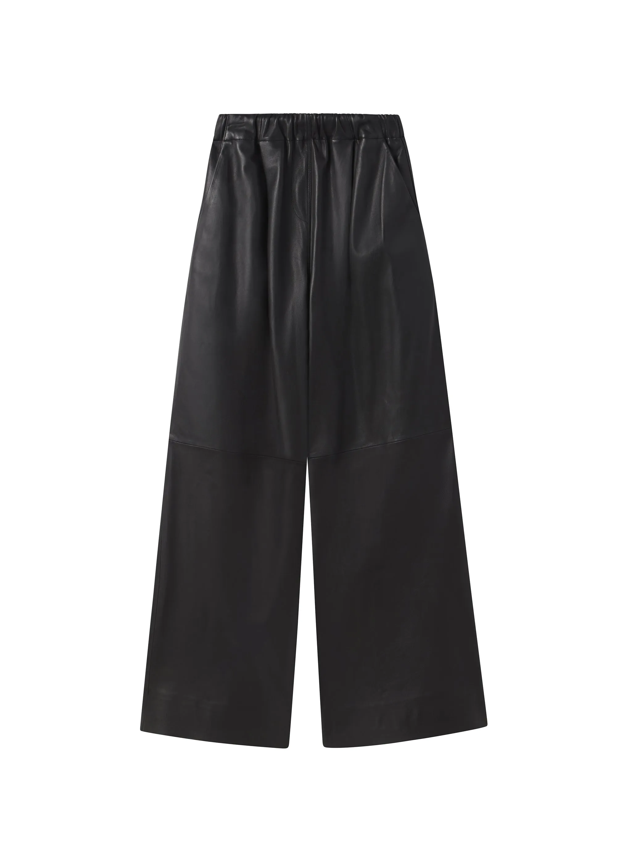 Jones Leather Wide Leg Pant