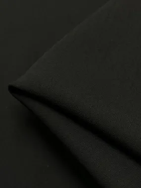 Mercerised Cotton - Black - 150cm