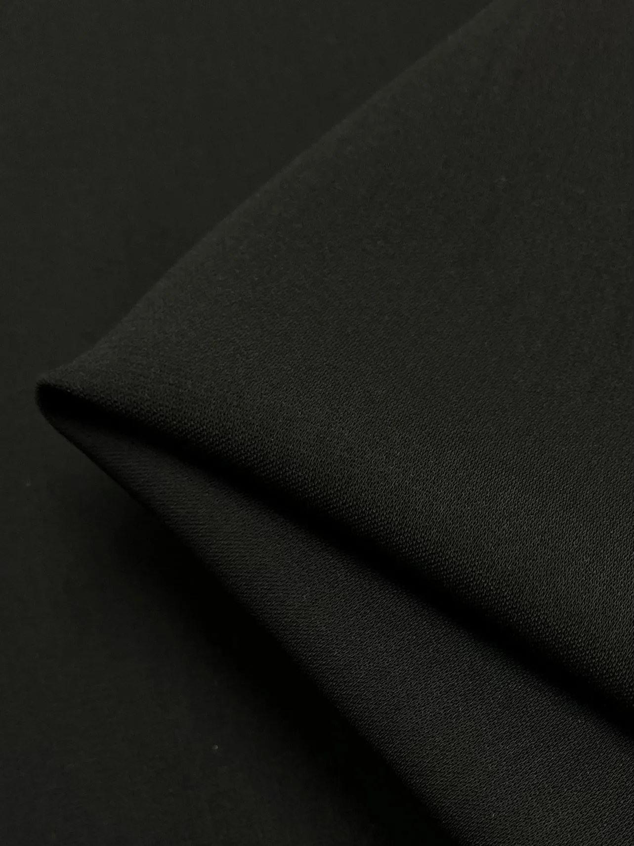 Mercerised Cotton - Black - 150cm