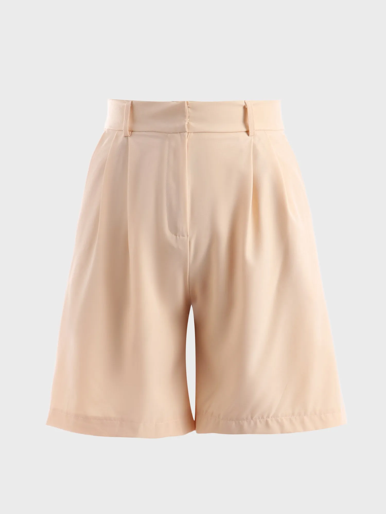 Midsize Neat Wide-Leg Suit Shorts