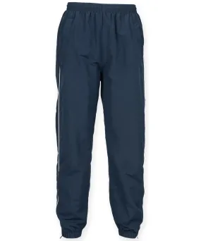 Navy/White piping - Piped track bottoms