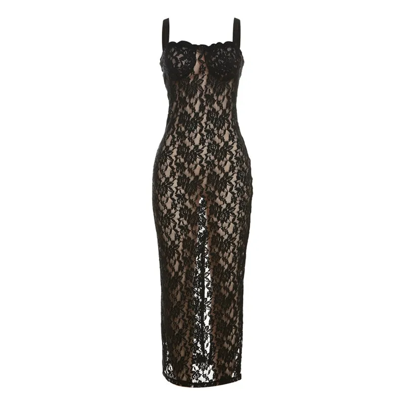 Nola Lace Maxi Dress