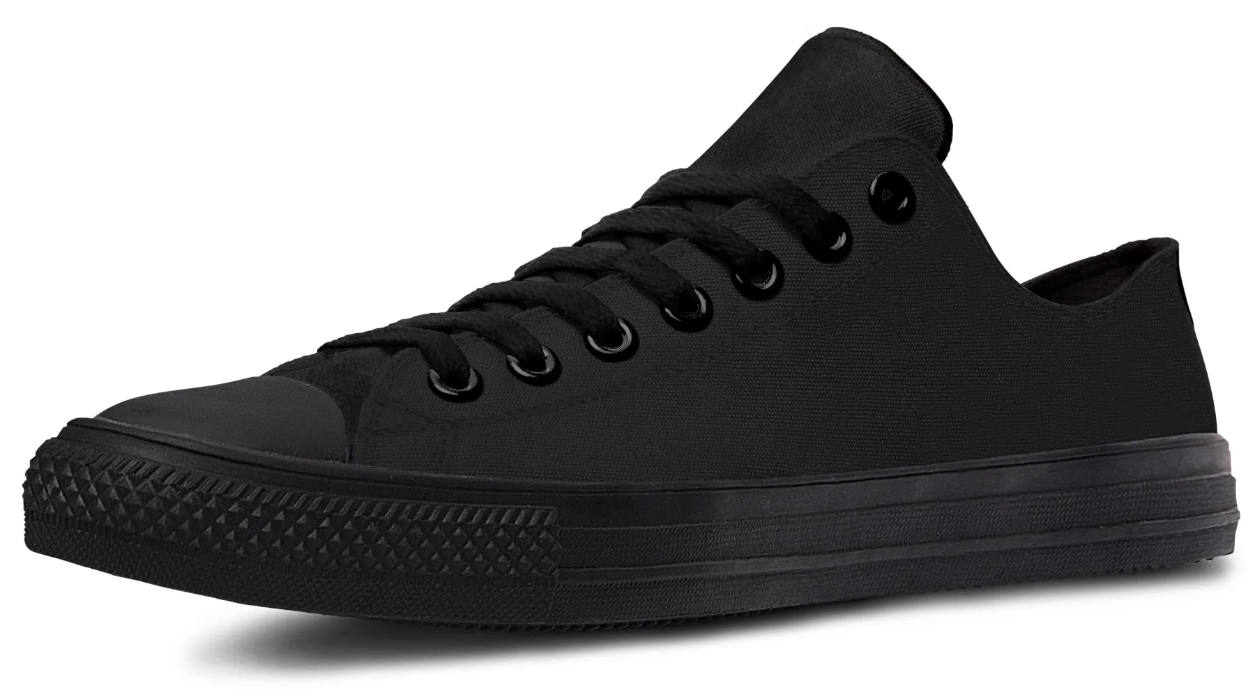 Paint It Black Low Tops