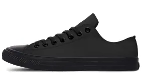 Paint It Black Low Tops