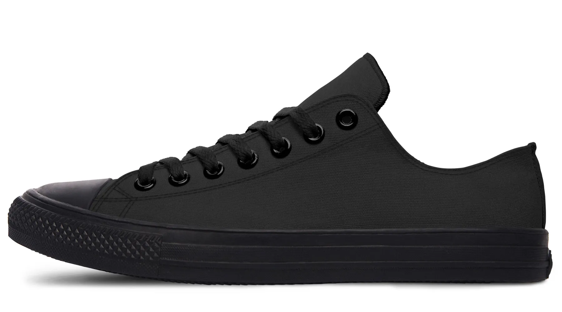 Paint It Black Low Tops