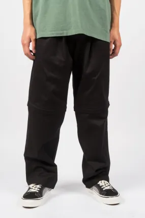 RASSVET ZIP OFF CHINOS BLACK