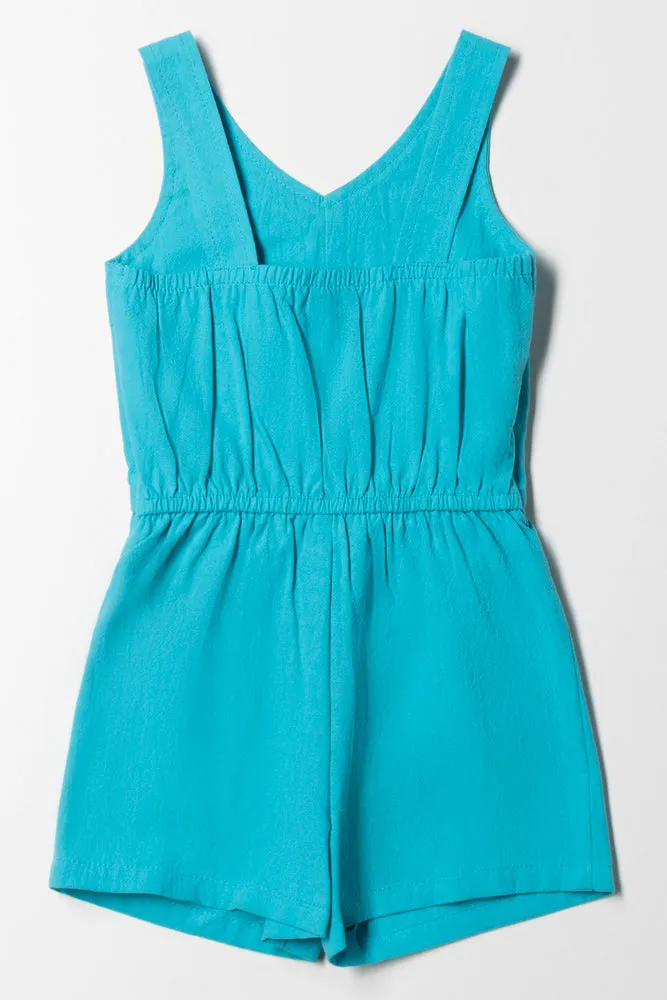 Short Jumpsuit Blue