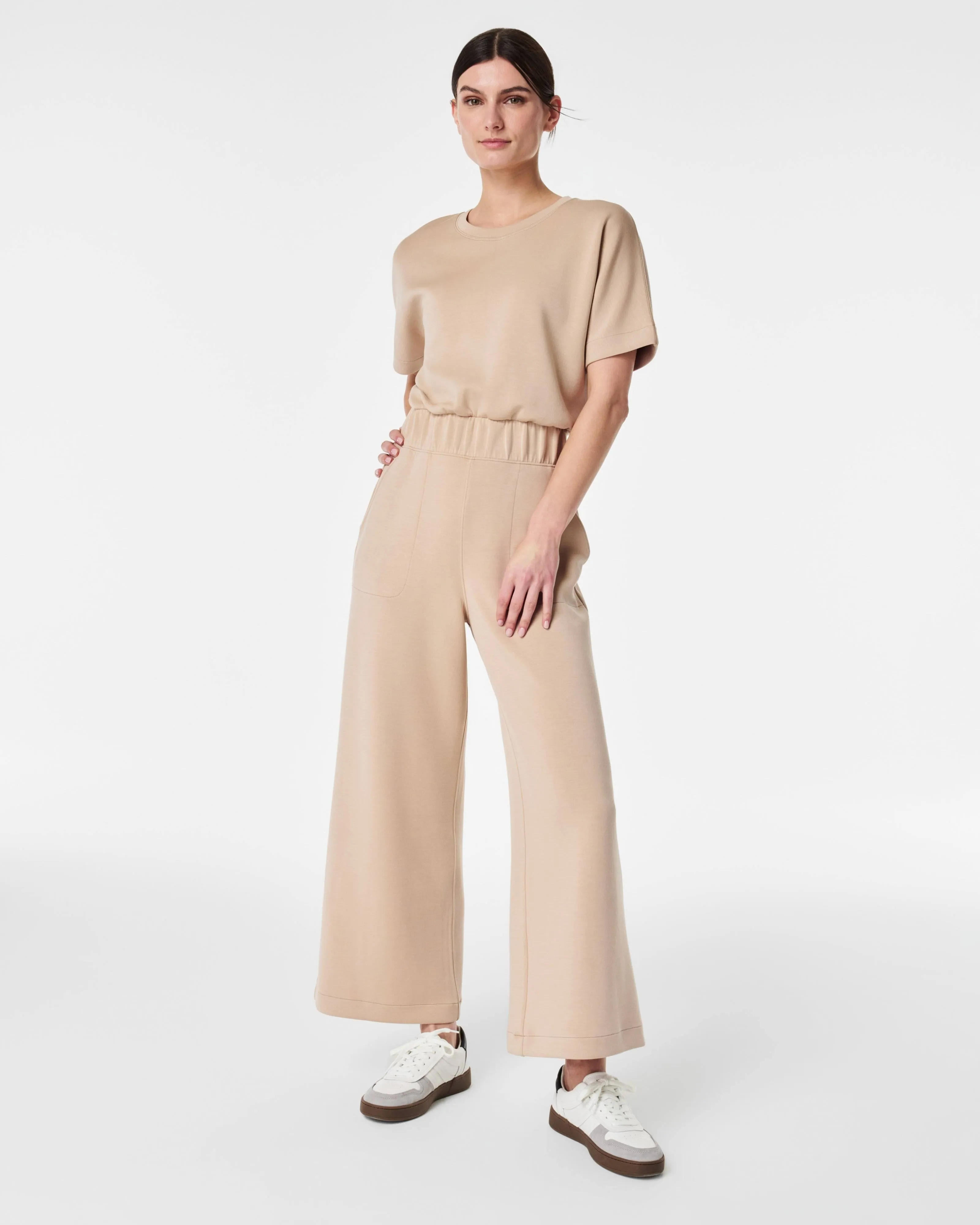 Spanx Air Essentials Crop Wide Leg Jumpsuit