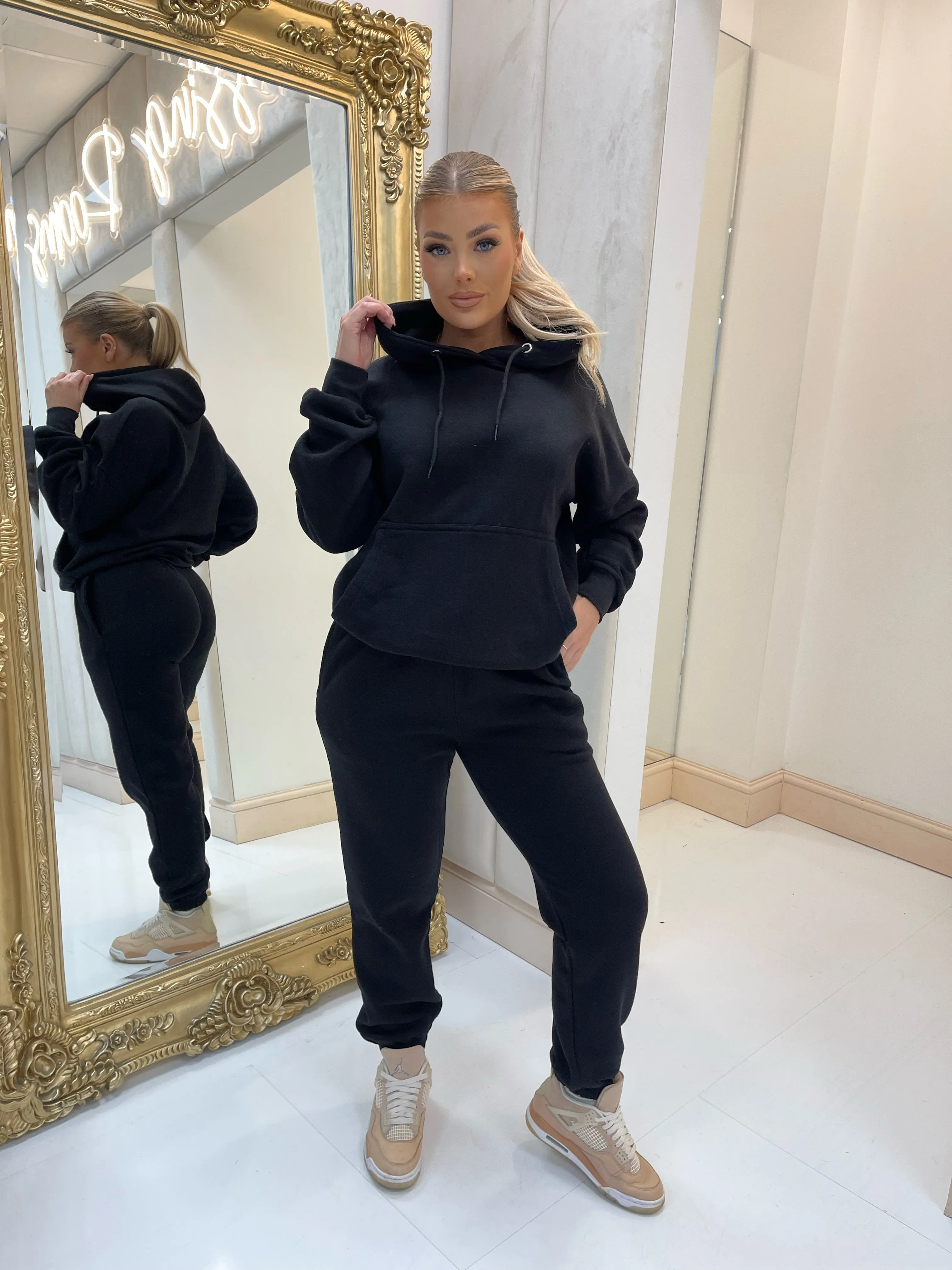 TAMMY BLACK HOODY TRACKSUIT