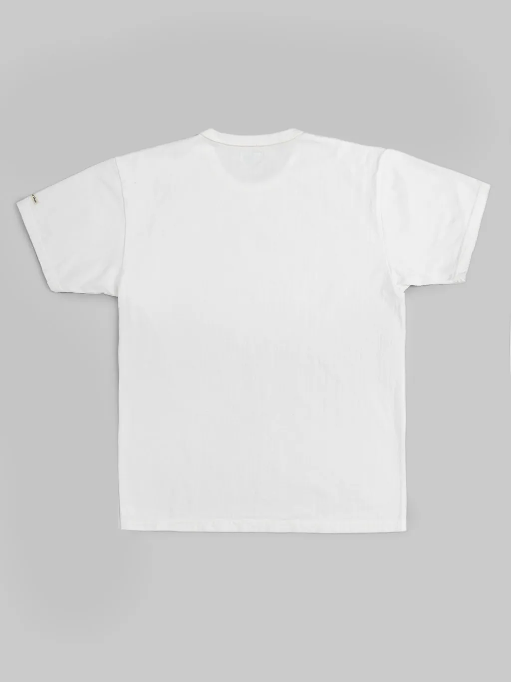 The Flat Head Loopwheeled Heavyweight Plain T-Shirt White