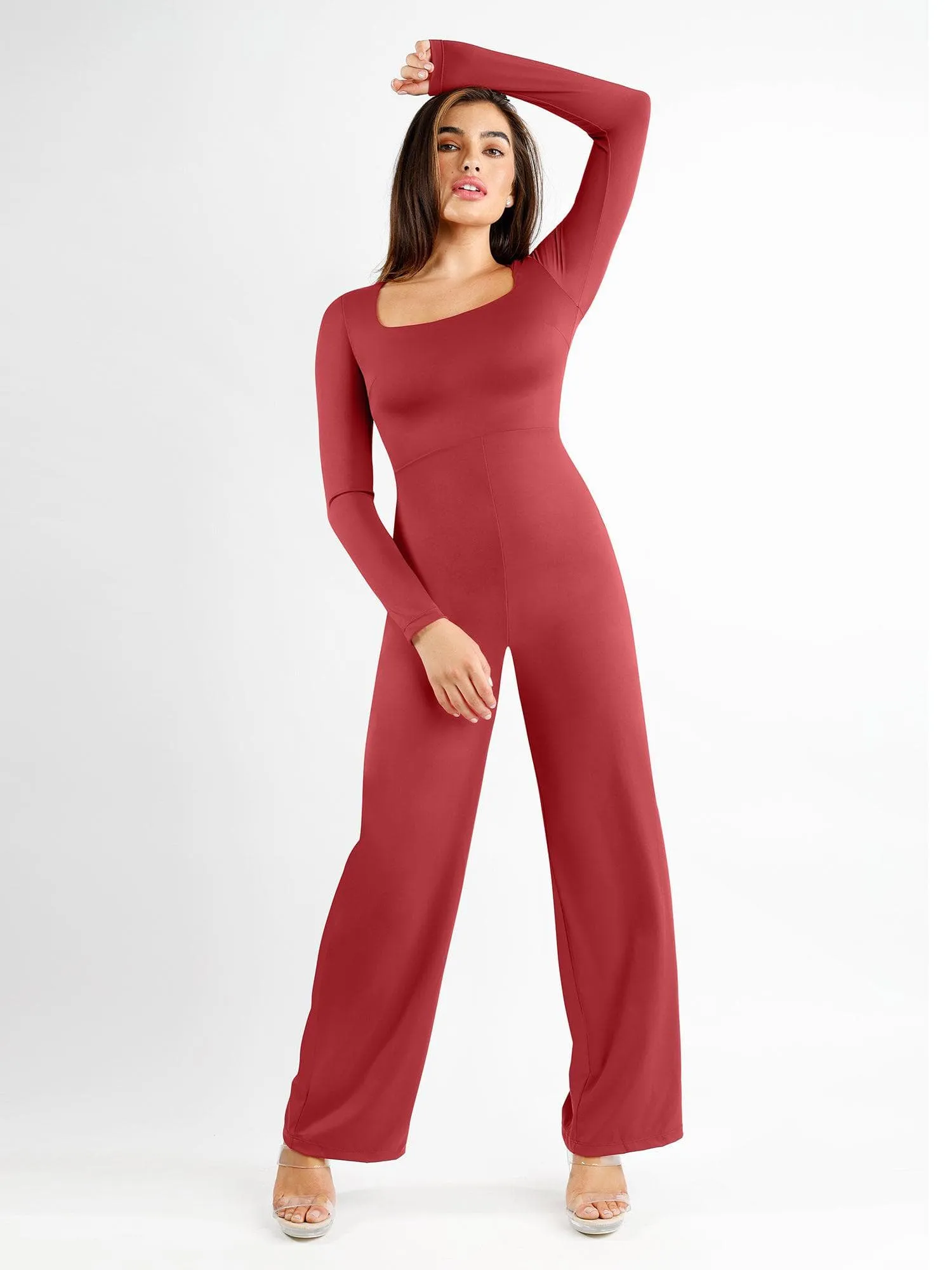 The Shapewear Jumpsuits Wide-Leg