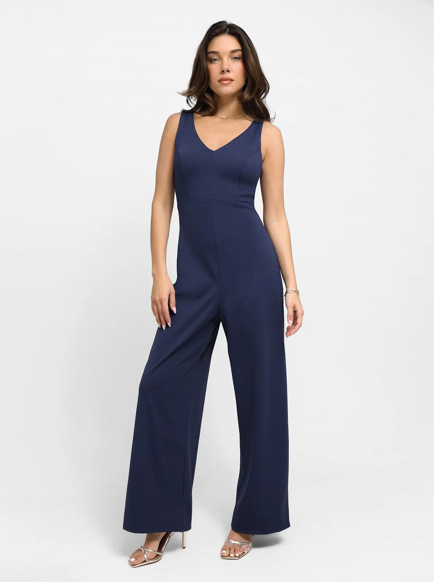 The Shapewear Jumpsuits Wide-Leg