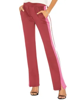 Track Pant, Burgundy