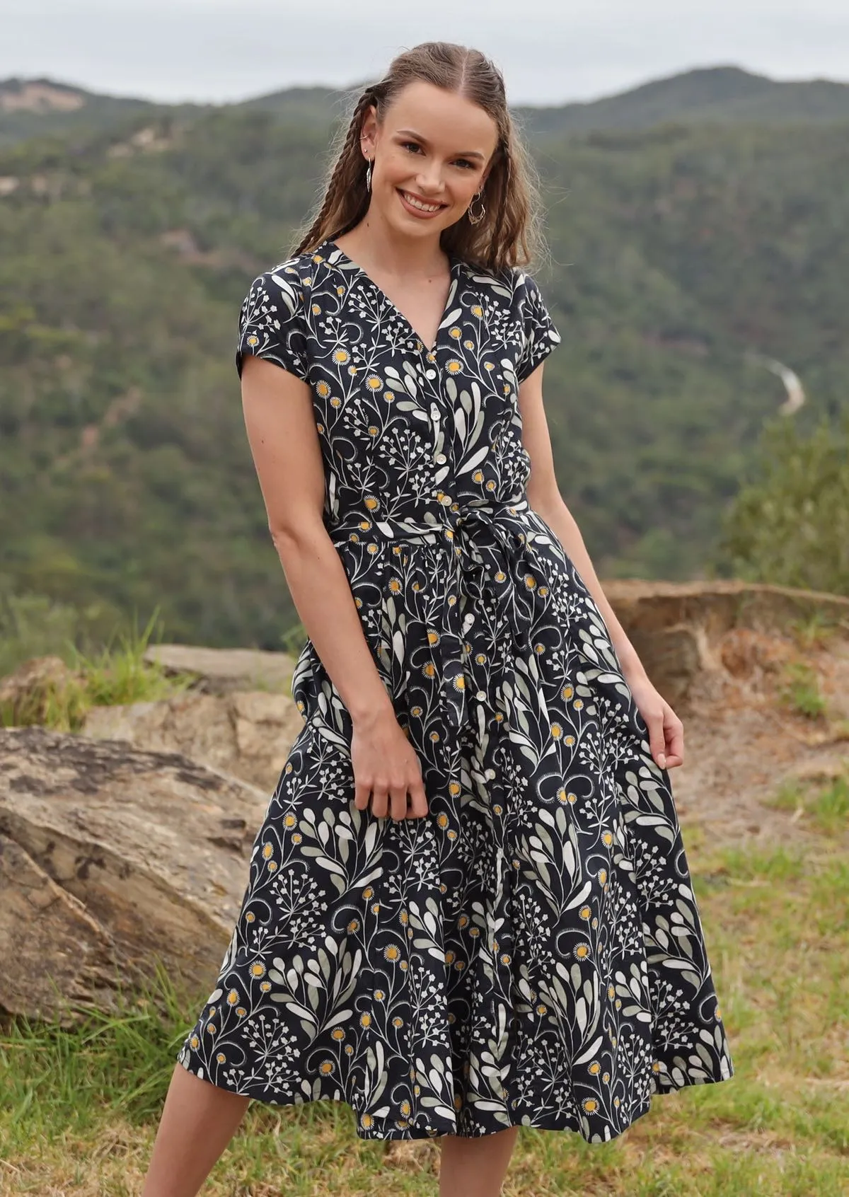 Vivien Dress Wattle